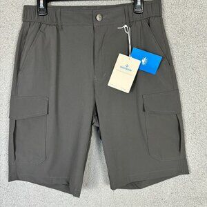 Naviskin Mens Quick-Dry Cargo Shorts Gray Size Small NWT's